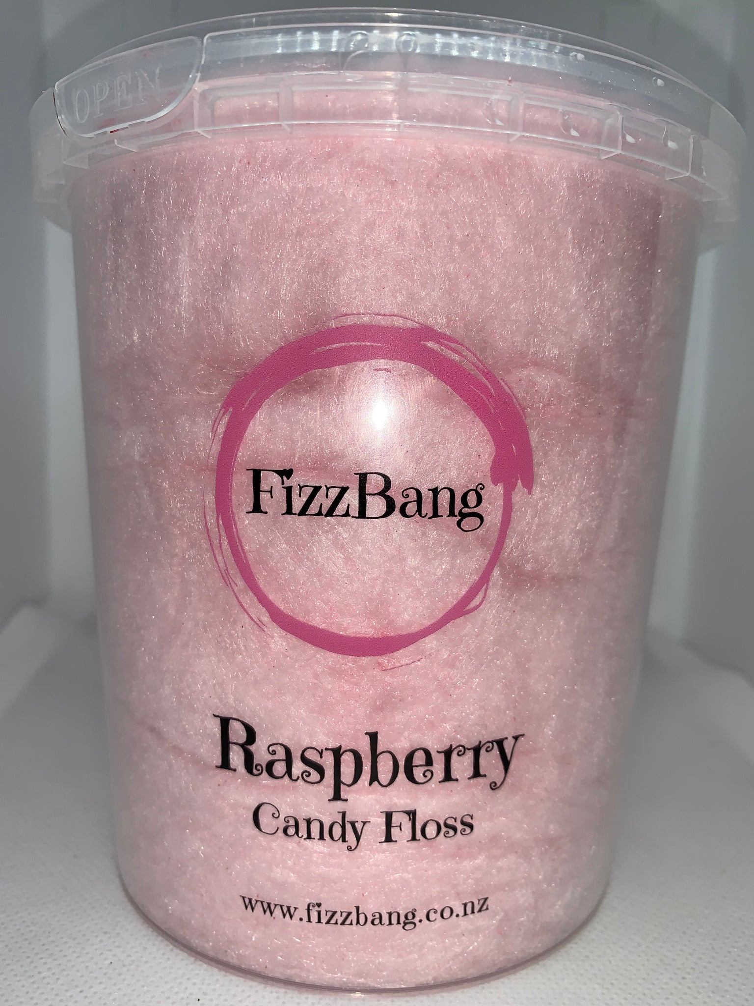 Raspberry Drop Candy Floss - Fizzbang